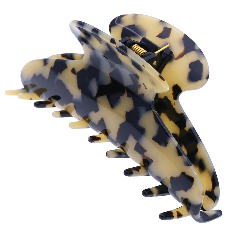 Camila Paris CP3035 French Hair Clip for Women Handmade Ivory Tokyo for Thick Volume Hair Girls Hair Claw Clips Jaw Durable Styling Hair Accessories for Women Strong Hold Grip Made in France