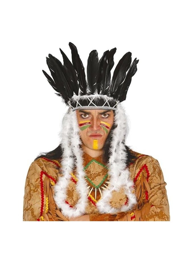 Fiestas Guirca Indian Chief Plume Feathers