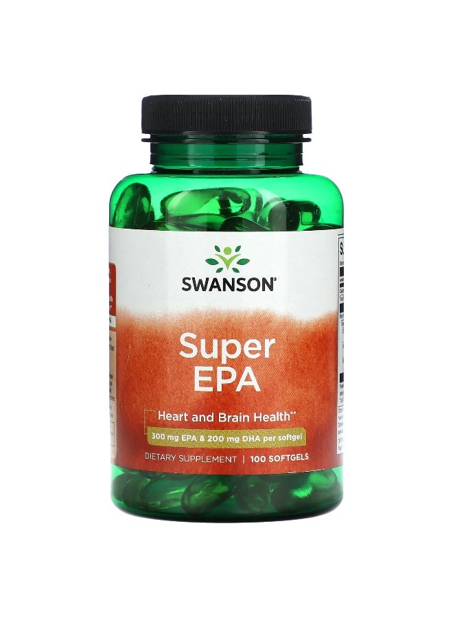 Swanson, Super EPA, 100 Softgels - Image 1