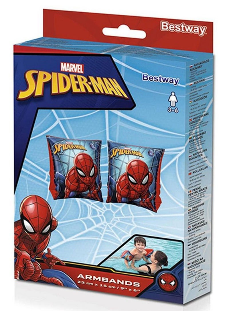 Bestway Amazing Spiderman Swimming Armbands Air Bands For Swimming In Pool - Image 1