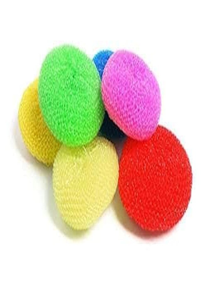 Vachi® Bath Shower Loofah Sponge Pouf Body Scrubber Exfoliator| Bathing Round Loofah for Men and Women| Ultra Soft Round Bath Sponge Juna Loofah/Scrub(Set Of 1) - Image 2