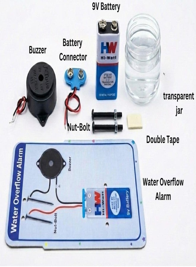 ESPtronics Water Overflow Alarm STEM Educational DIY Kit Science Project Working Model Electronics Physics Experiment for Kids Students School Exhibition Class 6-12 - Image 3