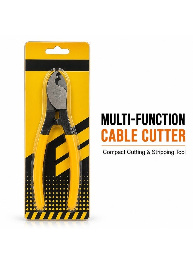 Heavy Duty Cable Cutter Pliers, Manual Wire Rope Cutter with Hardened Steel Cutting Jaws, Cable Cutting Tool for Copper, Aluminum, Communication & Electrical Cable - Image 2