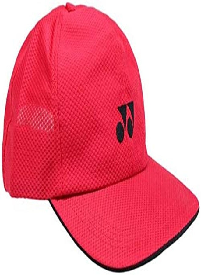 Yonex Sports Hat Badminton Tennis Squash Unisex Cap (Red)