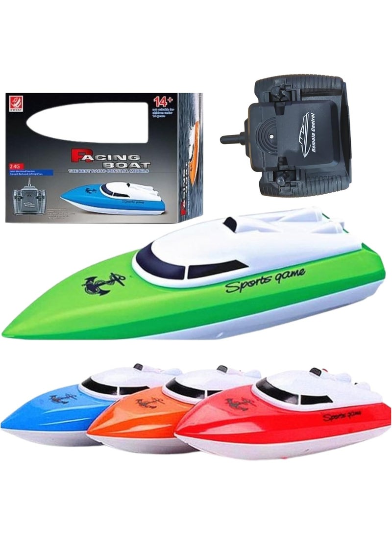 REZZOSS Remote Control Speedboat Water Remote Control Toy - Image 1