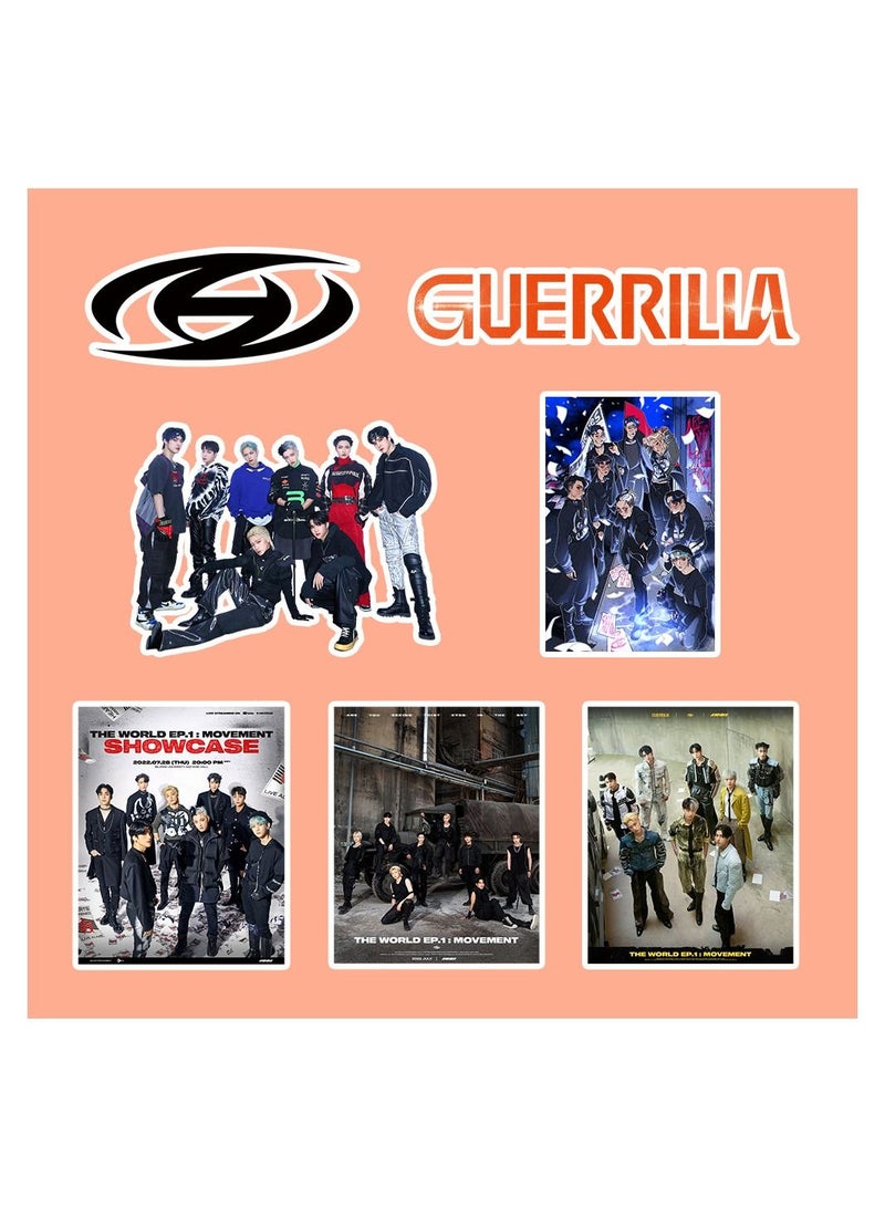 Color Fans 100 Pcs Movement Waterproof Stickers Laptop Skateboard Luggage Computer Water Bottle Cool Graffiti Sticker Packs for Kids Teens Girls Adults - Image 4