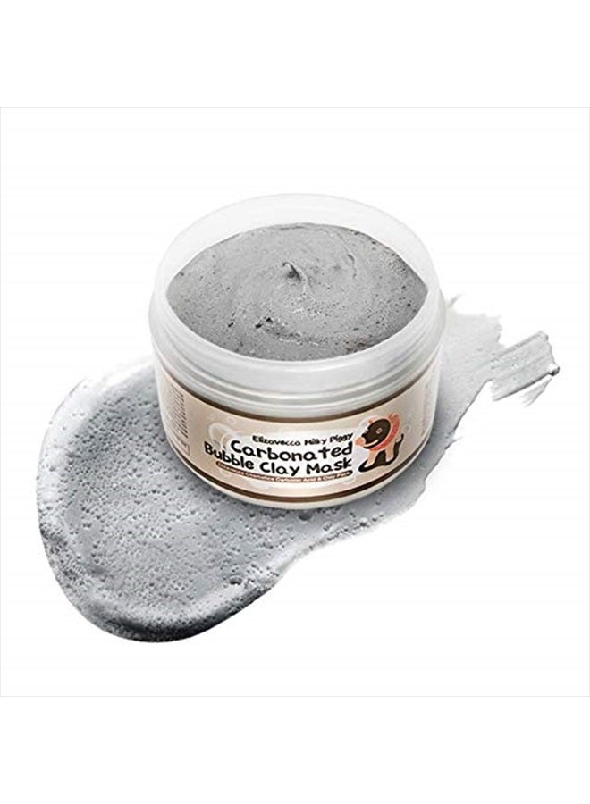 Elizavecca Milky Piggy Carbonated Bubble Clay Mask 100g/3.53 oz. - Wash off Face Wash | Bubble Skin Care | Wash off Face Dead Skin | Blackhead Remover | Deep Cleansing Face | Minuteness Bubbles Mask P - Image 1