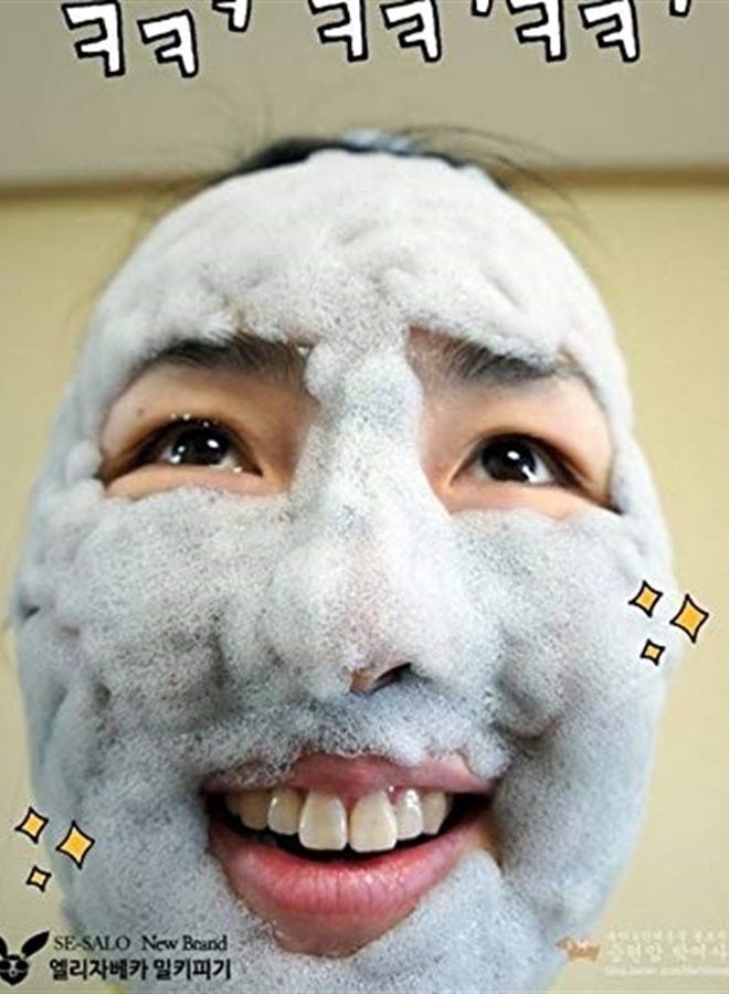 Elizavecca Milky Piggy Carbonated Bubble Clay Mask 100g/3.53 oz. - Wash off Face Wash | Bubble Skin Care | Wash off Face Dead Skin | Blackhead Remover | Deep Cleansing Face | Minuteness Bubbles Mask P - Image 2