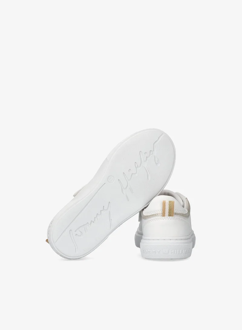 تومي هيلفيغر سنيكرز أطفال برباط وقصة منخفضة