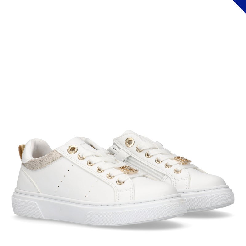 TOMMY HILFIGER Kids Lace Up Low Top Sneakers  - Image 1