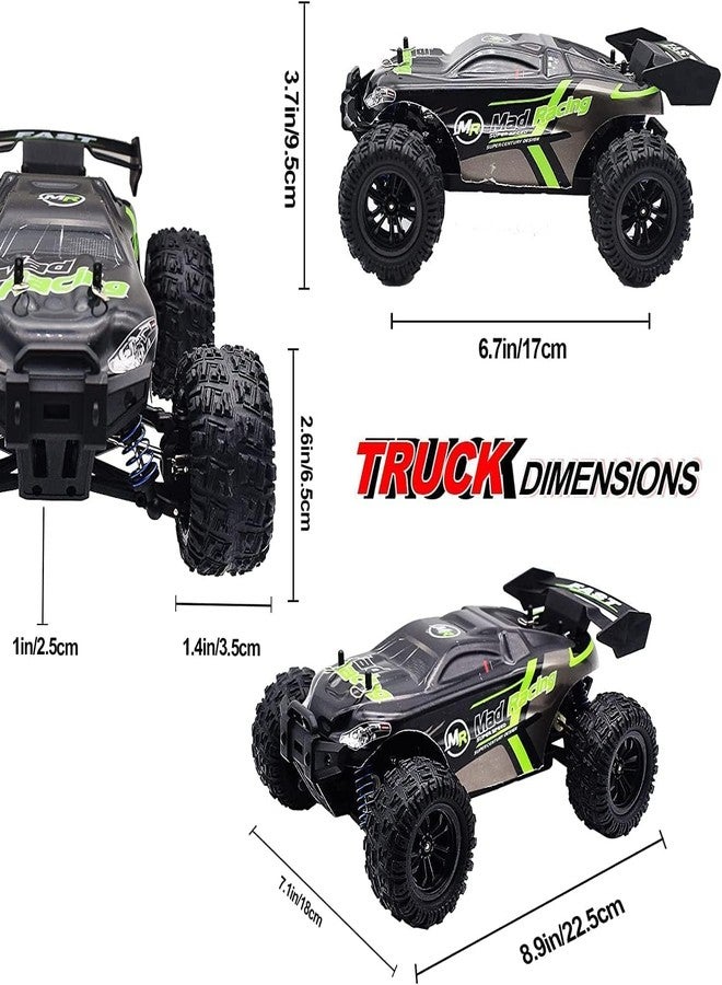 GORMERY Racing Rally RC Cars, 35KM/H High Speed Remote Control Car, 4WD 1:18 Scale 2.4GHZ Monster Truck for Kids& Adults (Multicolor) - Image 3