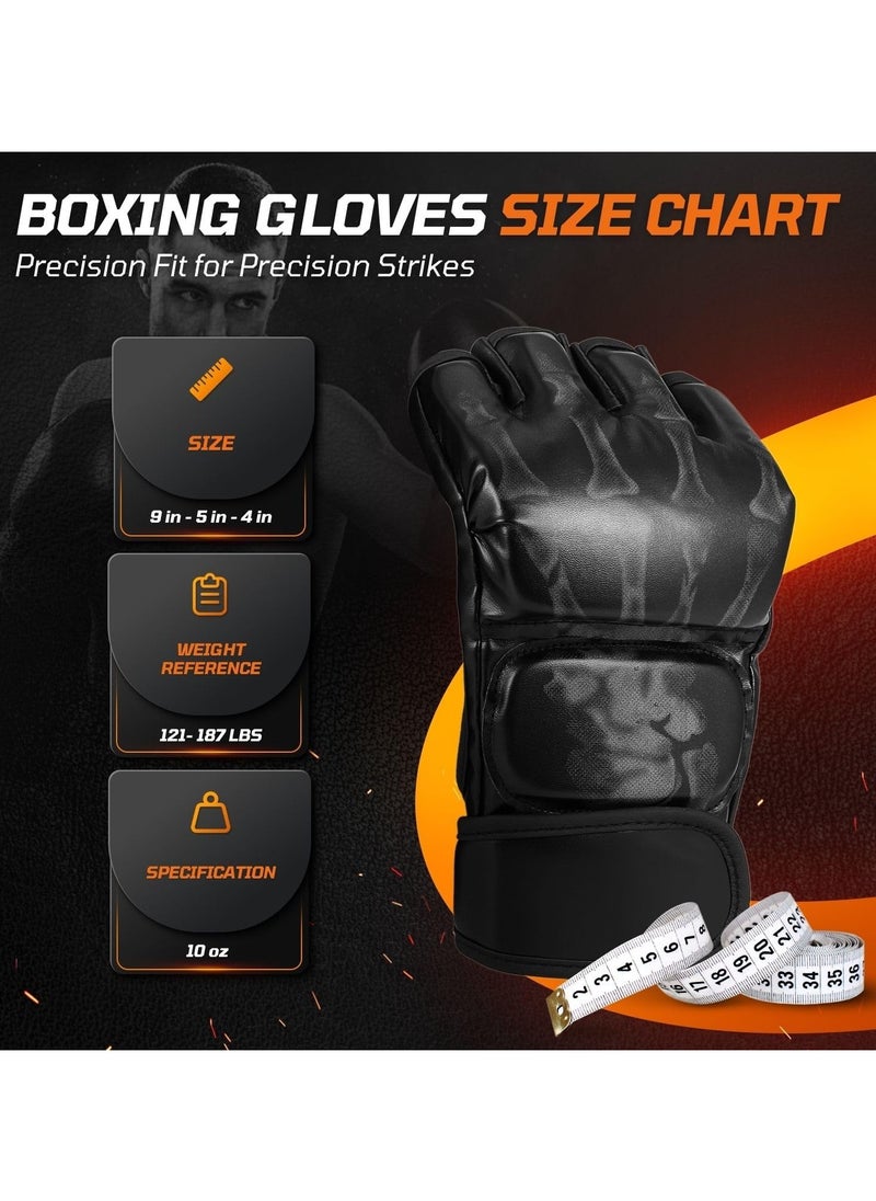 PYC Boxing Gear Half finger Boxing Gloves For Boxing Training MMA Fighting UFC Contest Gear  - Image 4