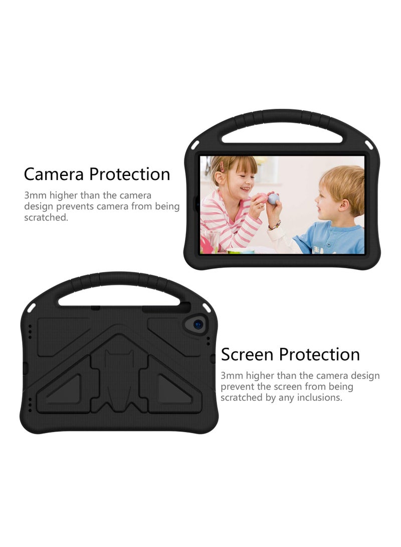 SYOSI Kids Tablet Case for Lenovo Tab M10 HD 2nd Gen Smart Tab M10 HD 2nd Gen TB X306F X306X 2020 Lightweight Kids Friendly Shockproof Handle Stand Cover Case 10.1" Black - Image 3