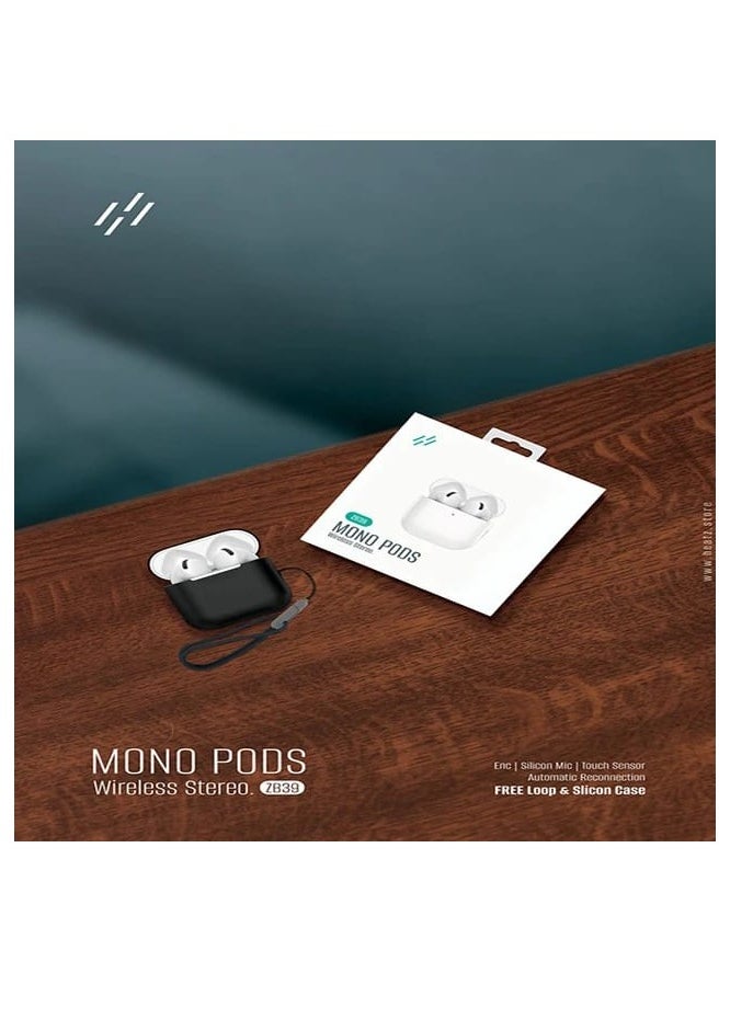 HEATZ TWS Wireless Earphones Wireless Charging Bluetooth 5.3 Black  - Image 2