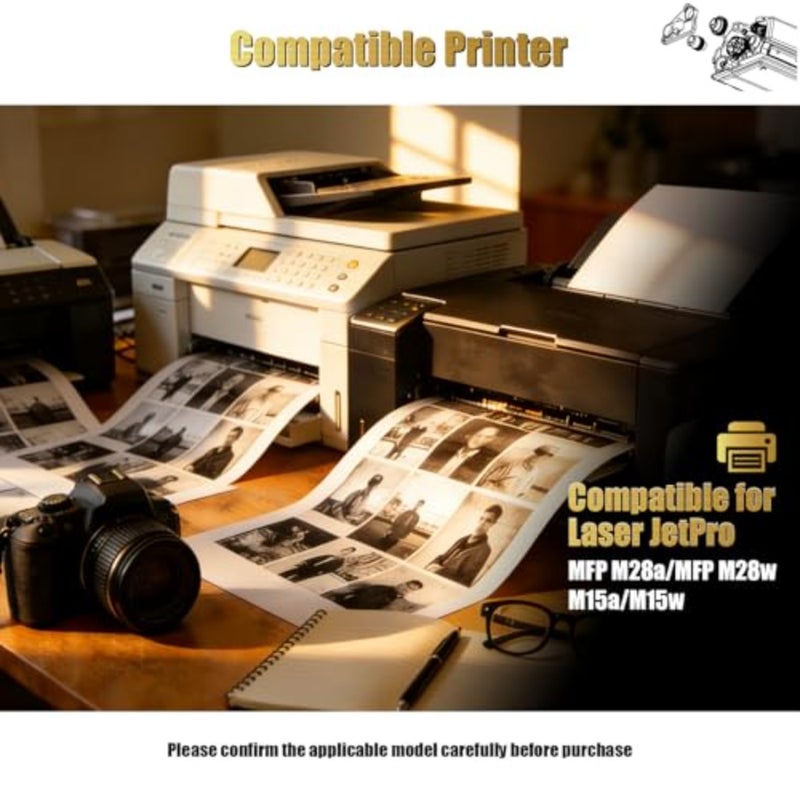 طابعات الليزر المكتبية: HP LaserJet Pro M15a/M15w/M28a/M28w؛ خرطوشة الحبر الأسود؛ متوافق مع CF244A؛ شريحة محدثة لأداء موثوق - Image 3