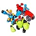 StikBot Zing Megabots 3 Pack Complete Set of 3 Poseable Action Figures and Mega Vehicles Turbo Cycle Knockout and Avalanche - Image 4