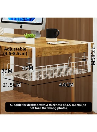 Under The Table Wire Management Rack Box Wire Storage Fixed Socket Wiring Artifact Creative Shielding Table Bottom Desktop Router-color:Widened Hook White Upgraded Extra Large Size (adjustable Version) - pzsku/Z4EEA42814EFDC6A8F6FBZ/45/1744955452/f9268e70-463d-4312-b571-45a65bae6cba
