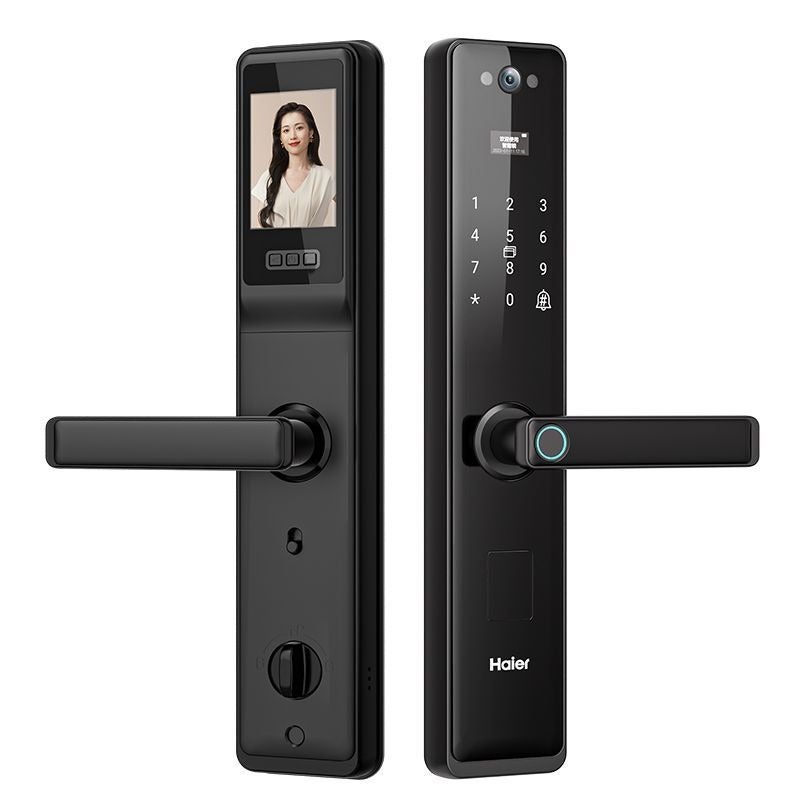 Haier V16 Smart Fingerprint Lock - Anti-Theft, Universal Electronic Door Lock - Image 1