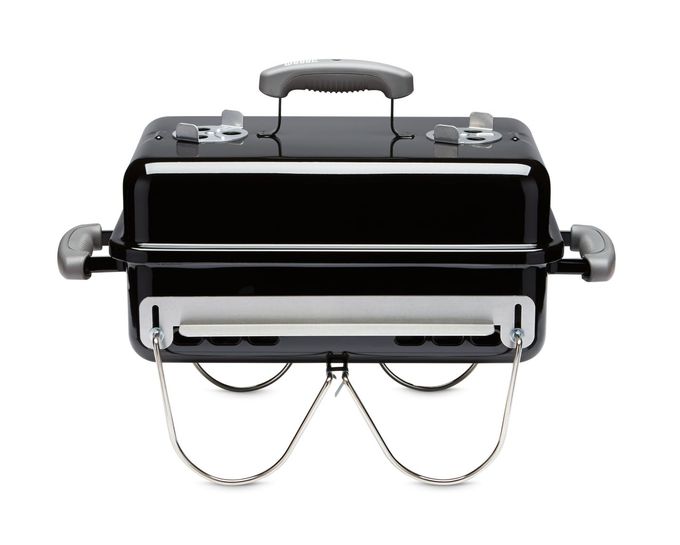 Weber GoAnywhere Charcoal Grill  Compact Portable Bbq Grill For Camping, Tailgating & Outdoor Cooking With 2Piece Cooking Grate & Precise Airflow Dampers - Image 1