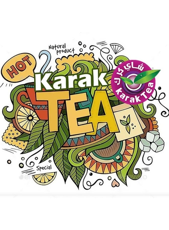 شاي كرك بالزعفران 200 جرام، من 10 قطع - Image 5