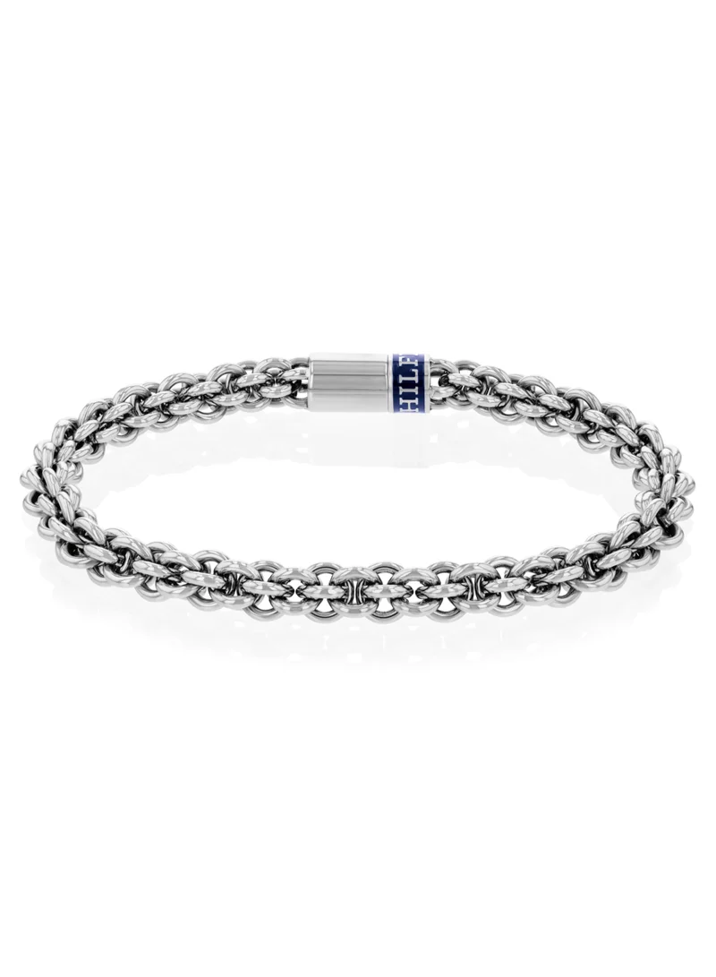 تومي هيلفيغر Tommy Hilfiger Men's Silver Chain Bracelets - 2790521