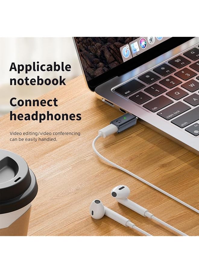 erorex - Usb C To Lightning Audio Adapter Usb C Male To Lightning Female Hifi Audio For Iphone 15 Series Compatible With Ipad Pro Macbook Pro Imac And More Usb C Devices - Image 1
