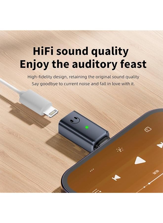 erorex - Usb C To Lightning Audio Adapter Usb C Male To Lightning Female Hifi Audio For Iphone 15 Series Compatible With Ipad Pro Macbook Pro Imac And More Usb C Devices - Image 1
