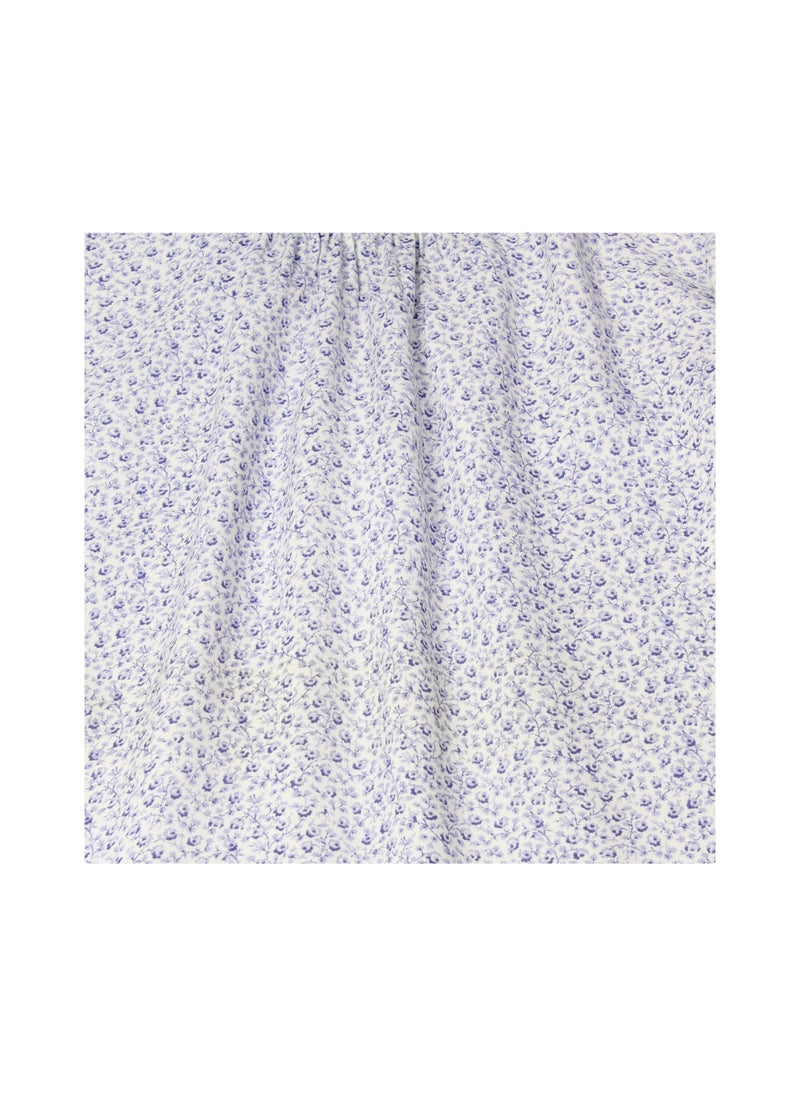 RALPH LAUREN - POLO RALPH LAUREN Kids BLUE FLORAL DRESS - Image 1