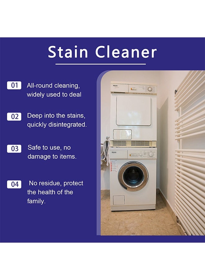 Jakehoe منظف البقع, جل مزيل البقع المنزلي, منظف الغسالة مع فرشاة, جل مزيل البقع لمنظف غسالة الجص البلاط, حائط, مانع التسرب, زجاج, مطبخ, أحواض - Image 4