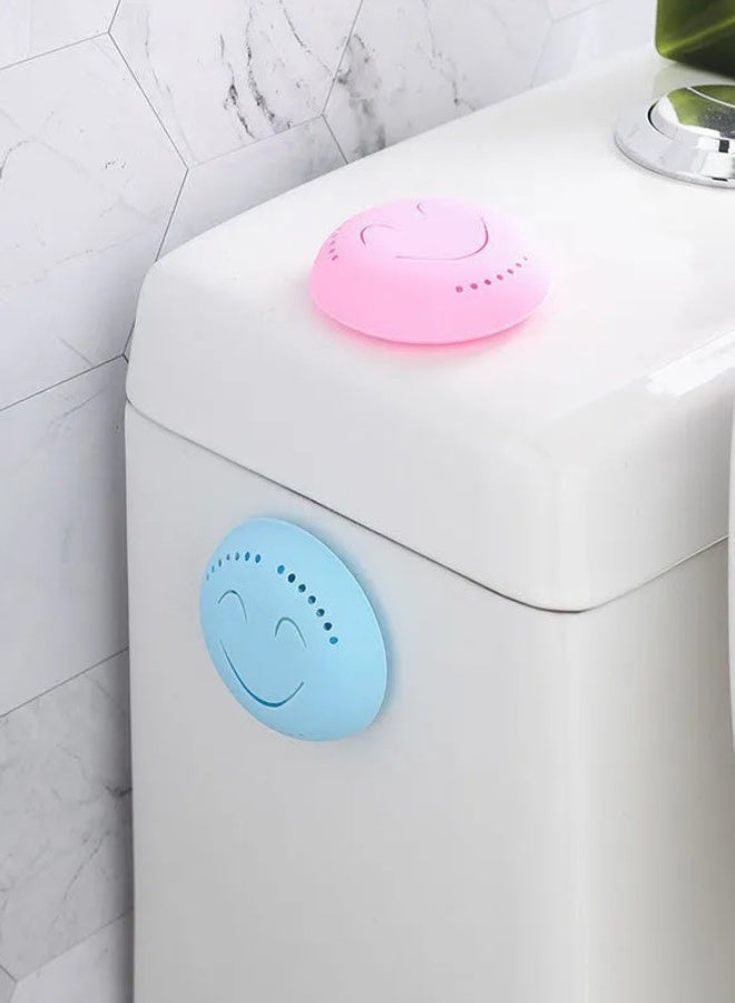 موندا عبوة من 6 قطع معطر جو لاصق صلب، مزيل روائح للحمامات وغرف النوم وخزانات الملابس والسيارات والمنزل، معطر جو يدوم طويلاً مع أقراص معطرة، سهل التركيب. - Image 1