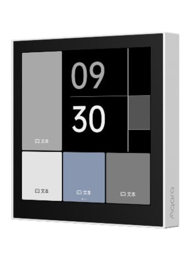 Aqara Panel Switch S100 Global version, 3-Gang Smart Touch Screen Switch, Wi-Fi Enabled, HomeKit Compatible, MP-K04D White - Image 1