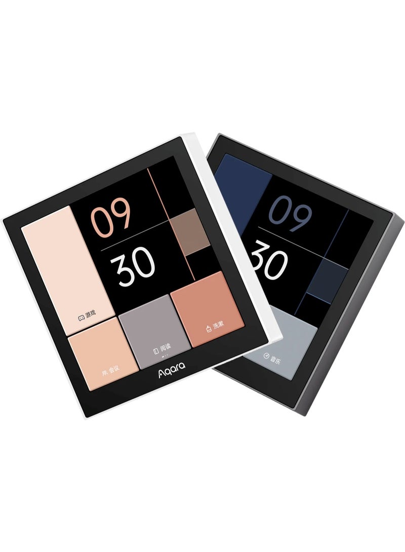 Aqara Panel Switch S100 Global version, 3-Gang Smart Touch Screen Switch, Wi-Fi Enabled, HomeKit Compatible, MP-K04D White - Image 2