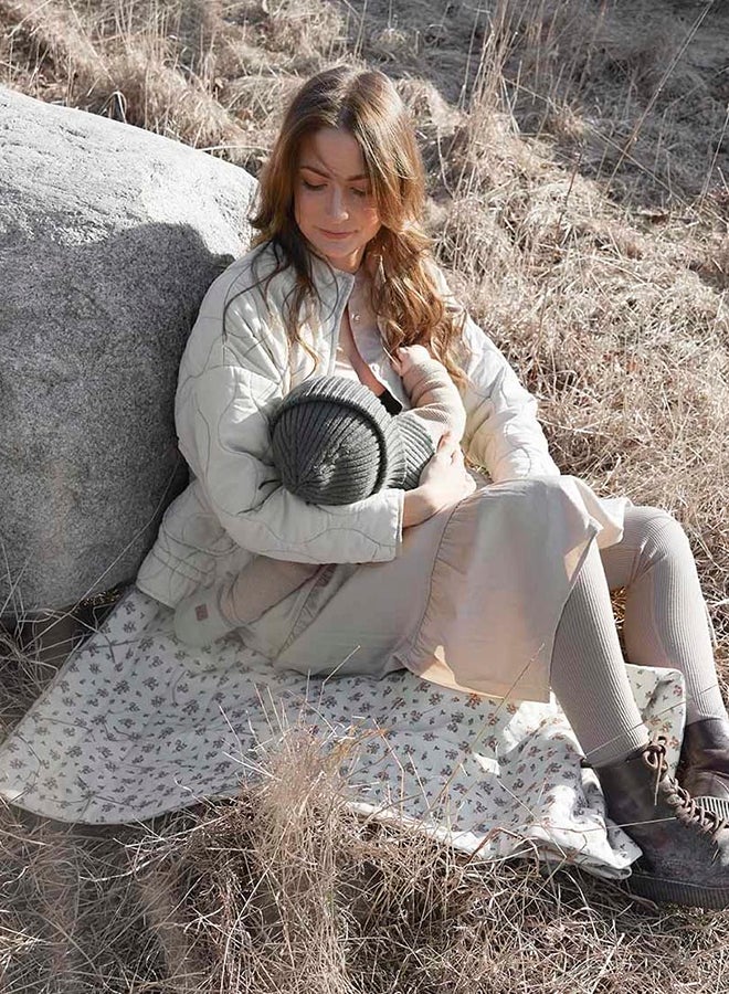 Elodie Details Quilted Blanket - Autumn Rose - Image 3