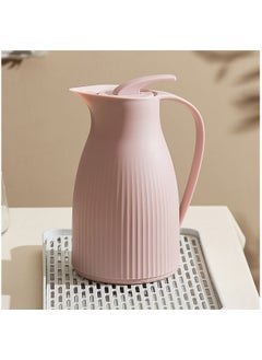 Hihonor Thermal Coffee Carafe Household Small Insulation Pot, Large-Capacity Glass Liner Thermos Thermal Jug, Portable Office Coffee Pot (Color : Pink)  - Image 1