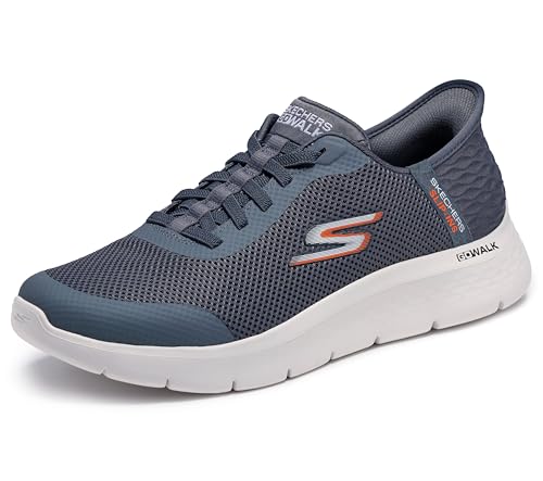 SKECHERS حذاء سكيشرز للرجال - جو ووك فليكس هاندز أب هاندز فري سليب-إنز، رمادي 7 - Image 5