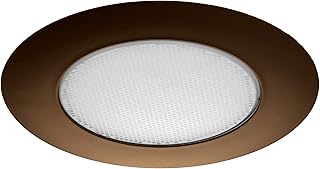 Nicor Nicor NICOR Lighting 6 inch Oil-Rubbed Bronze Recessed Shower Trim with Albalite Lens (17505OB)  - Image 1