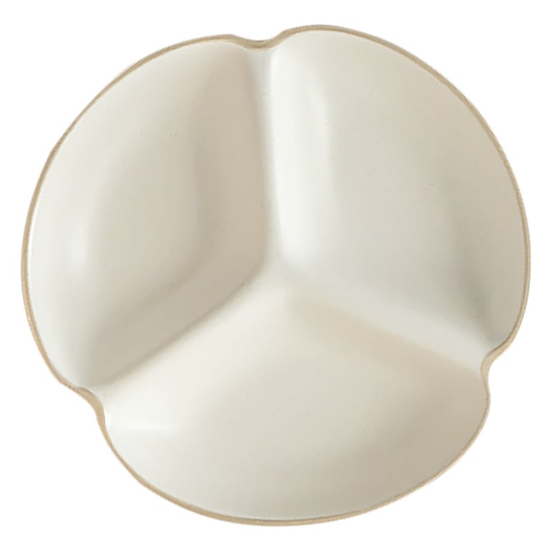 Portion Control Plate: Modern Ceramic Divided Plate - 3-Compartment Healthy Eating Diet Tray For Home Dining And Restaurant Use - Image 3