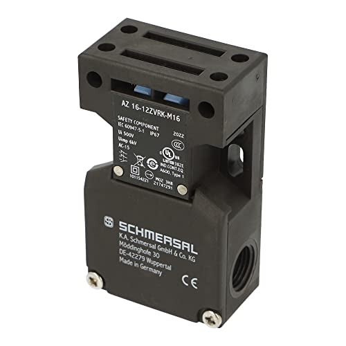 Schmersal AZ1612ZVRKM16 | AZ16-12ZVRK-M16 | 101154221 | SCHMERSAL Safety Switch, with Separate Actuator, 1NO+2NC, 30N Latching Force, M16 Cable Entry - Image 1