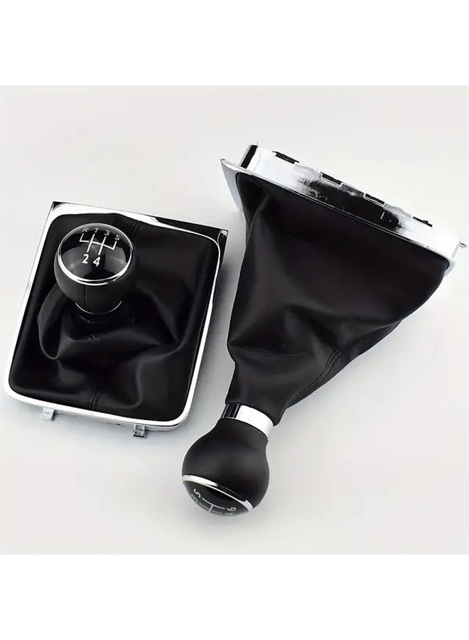 For Volkswagen Passat B6 2005-2011 5 Speed 6 Speed Manual Transmission Shift Knob Boot Gaiter Frame Assembly Direct Fit Car Interior Upgrade Accessory 5th Gear - Image 1