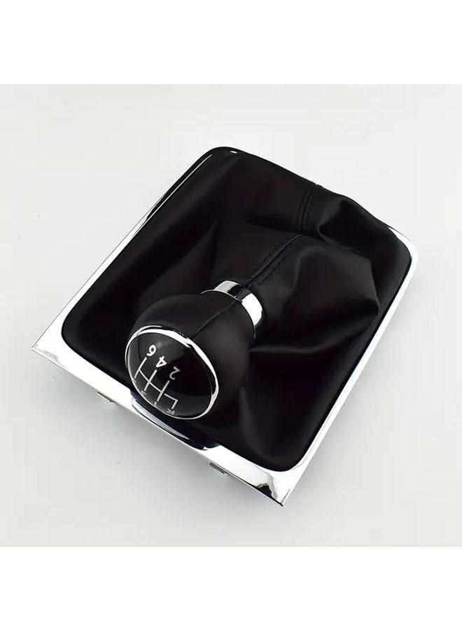For Volkswagen Passat B6 2005-2011 5 Speed 6 Speed Manual Transmission Shift Knob Boot Gaiter Frame Assembly Direct Fit Car Interior Upgrade Accessory 5th Gear - Image 5