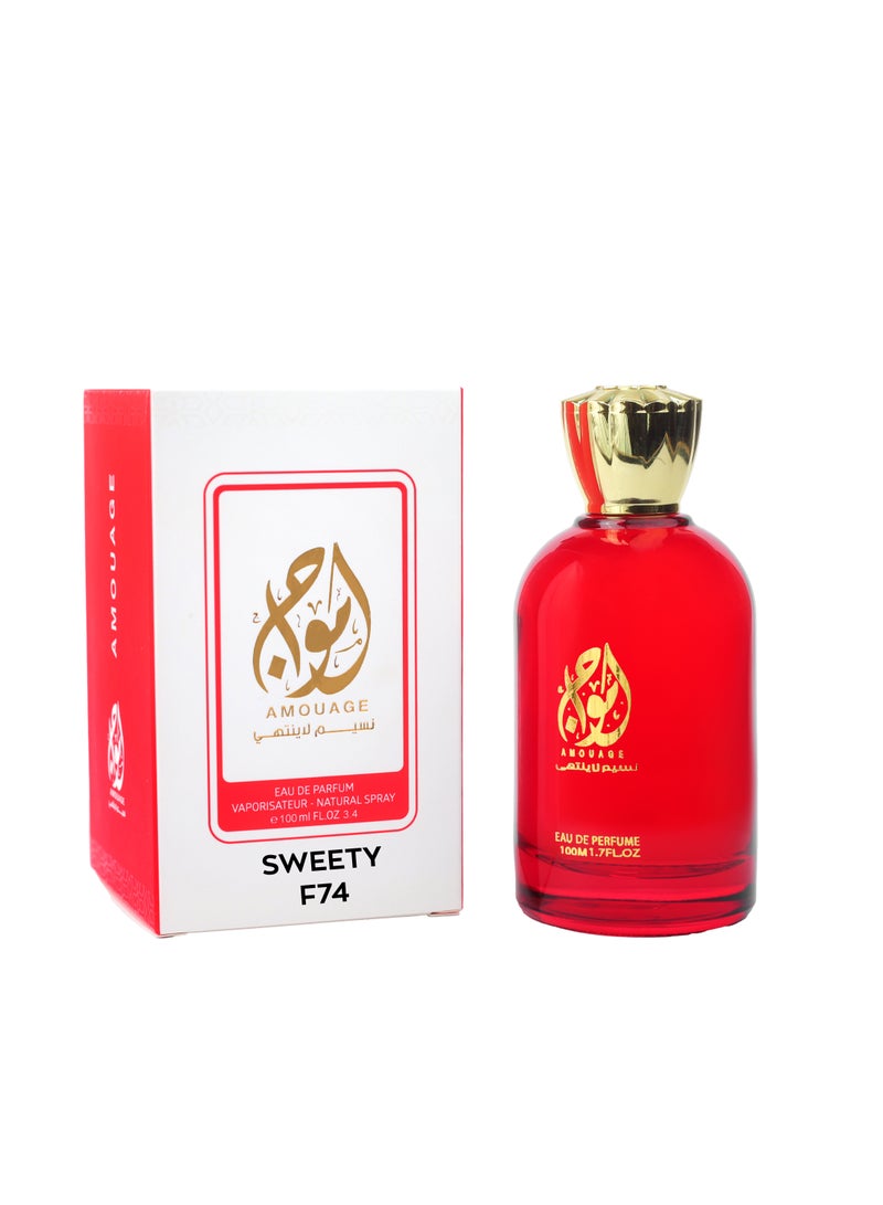 امواج للعطور سويتي F74 مستوحي من اوليمبيا للنساء او دي برفيوم 100 مل