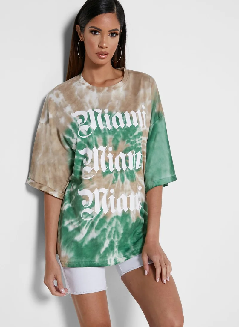 PUBLIC DESIRE Tie Die T-Shirt
