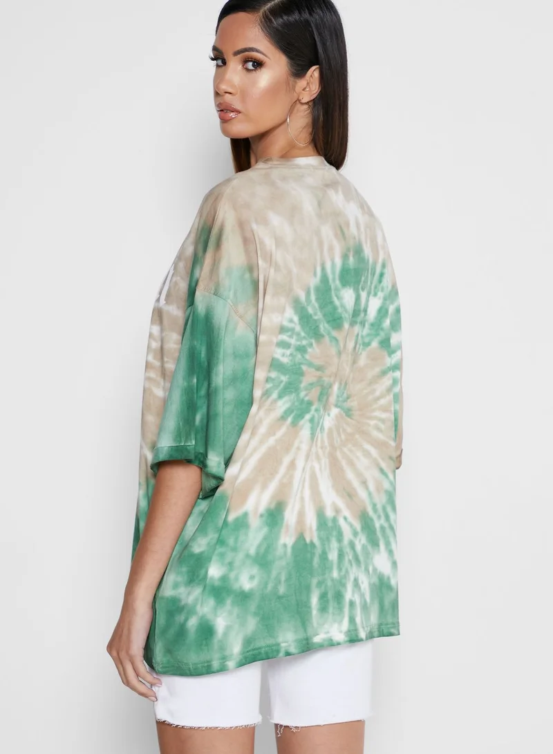 PUBLIC DESIRE Tie Die T-Shirt