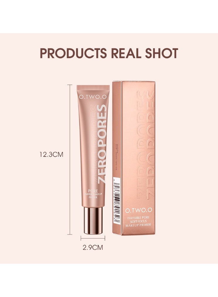 O.TWO.O Makeup Base Cream Soft Focus Makeup Oil Control Lasting Brightening Smooth Foundation Moisturizing Face Pink Makeup 20Ml/0.7Oz Perfect for Giving As Gifts on Holidays to Mothers And Friends Daily Essential - Image 2