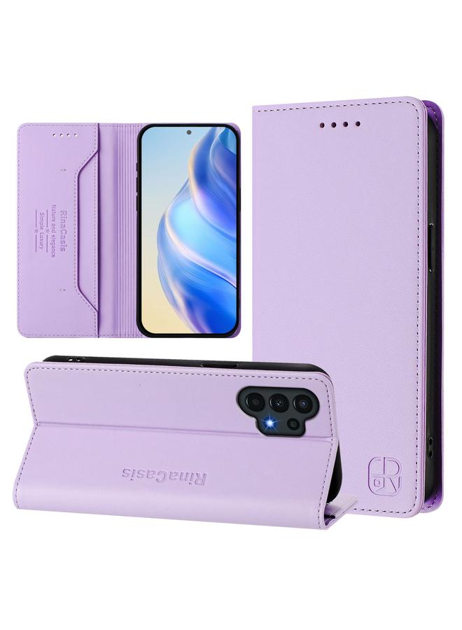 اس-توب جراب لهاتف Samsung Galaxy A13 5G / 4G RC01 جراب هاتف جلدي مزدوج الطي مزود بمغناطيس RFID - Image 1