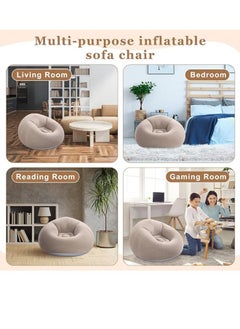 Air Sofa Inflatable Lazy Sofa Chair Beanless Bag Inflatable Chair, Bean Bag Gamer Recliner Inflatable Lazy Sofa Washable Living Room Bedroom Bean Bag Chair Ultra Soft - pzsku/Z4EEB77DF6BF67A410D3BZ/45/_/1736406724/b179e43e-b836-46f9-9e60-2f62192aa696