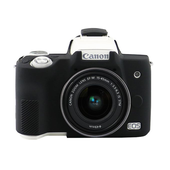 Easy Hood Camera Case For Canon Eos M50/M50 Mark Ii Digital Camera, Anti-Scratch Soft Silicone Case Cover Housing Protective Cover Protector Camera Body Skin Case (Black) - Image 1