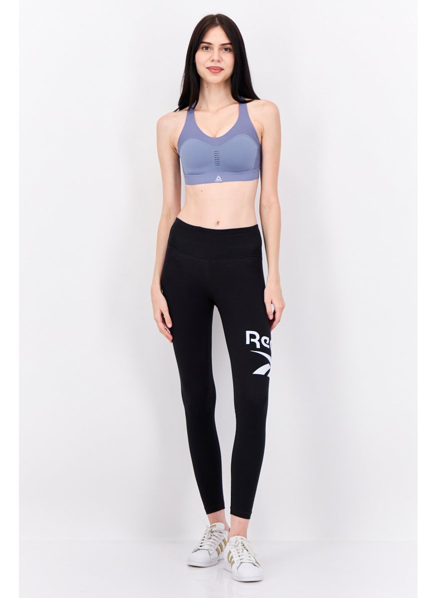 Reebok Women Printed Padded Sports Bra, Grey  - Image 2