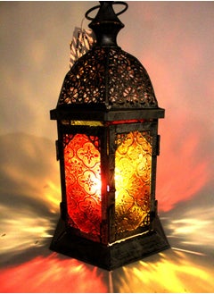 Antique Museum RAMADANMOROCCAN TRADITIONAL HANGING LAMP-6CORNER(1757)32CM-BM5740 SILVER COLOR  - Image 1