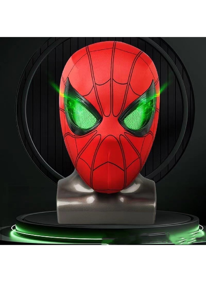 Spider-Man Hood, Fluorescent Electric Eyes, Movable Chin Control, Fully Automatic Mask  - Image 1
